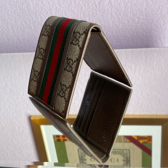 Authentic GUCCI Ophidia GG Bifold Mens Wallet with all packaging! GREAT GIFT! - Picture 5 of 10